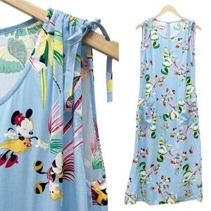 Blue Disney Minnie Mouse Maxi Dress